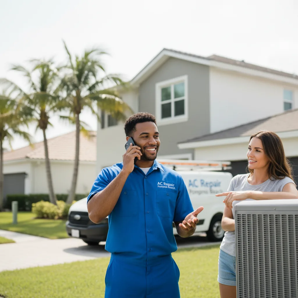 AC Repair Pompano Beach customer support in Brielle